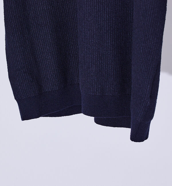 ABAHOUSE「【2024新色】針抜きプレーティング ニットTシャツ」|Tシャツ・カットソー|