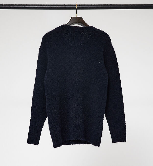 ABAHOUSE「【シャギー調】リングヤーン メランジニット / プルオーバー ニット」|ニット・セーター|