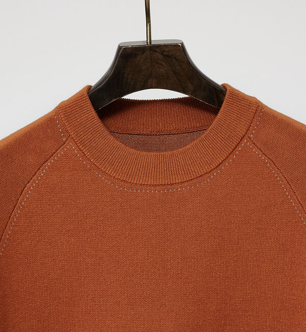 ABAHOUSE「【ニットスウェット】ハイショクステッチ ジャガードプルオーバー」|ニット・セーター|