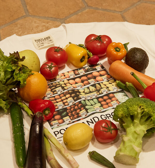 ABAHOUSE「【PORTLAND-GROCERY】グラフィックプリント クルーネックスウェット」|スウェット・ジャージ|