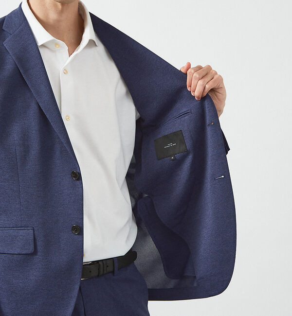 ABAHOUSE「【セットアップ対応/FLEX JACKET】Breeze cool カノコ ジャ」|テーラードジャケット|