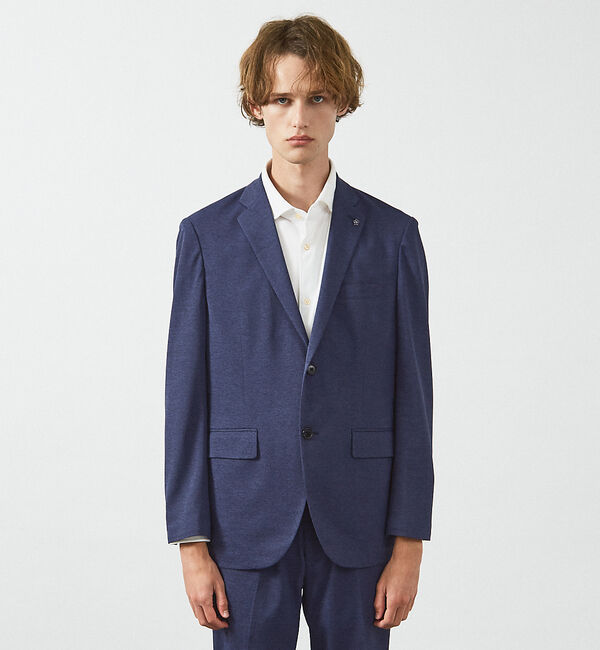 ABAHOUSE「【セットアップ対応/FLEX JACKET】Breeze cool カノコ ジャ」|テーラードジャケット|