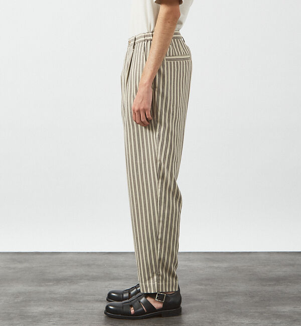 ABAHOUSE「【リネンライク 】ストライプ リラックスパンツ / ワイドパンツ」|その他|