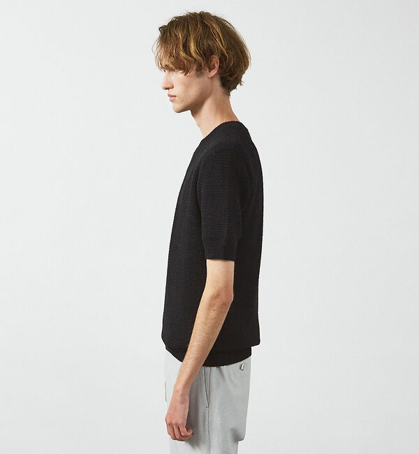 ABAHOUSE「フルニードル メッシュニットTシャツ」|Tシャツ・カットソー|