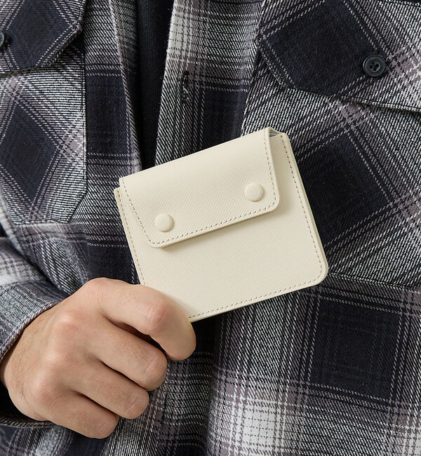 ABAHOUSE「【Creed/クリード】LEATHER SHORT WALLET / レザーショ」|財布|ホワイト