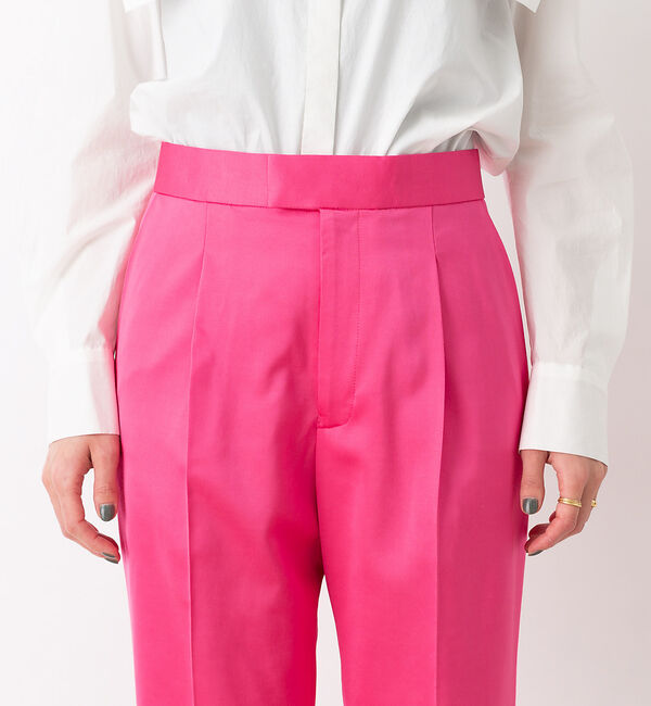 Rouge vif「ウールサテン1タックパンツ」|その他|