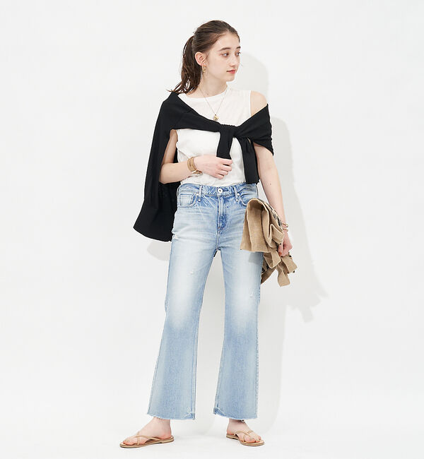 Rouge vif「ナチュラルダイノースリーブカットソー」|Tシャツ・カットソー|