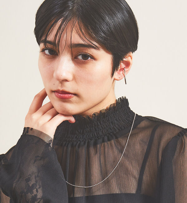 Rouge vif「【MARIHA】lnnocent Light オーバルイヤーカフS」|イヤリング|