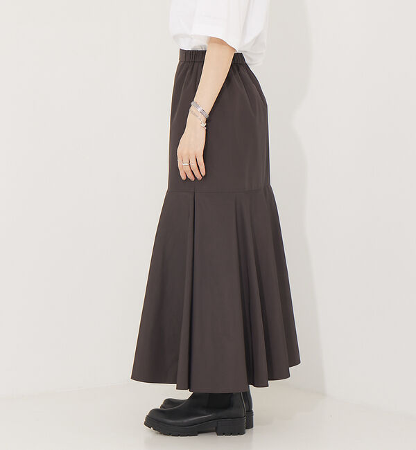 Rouge vif「メモリータッサー切り替えマーメイドマキシスカート」|スカート|