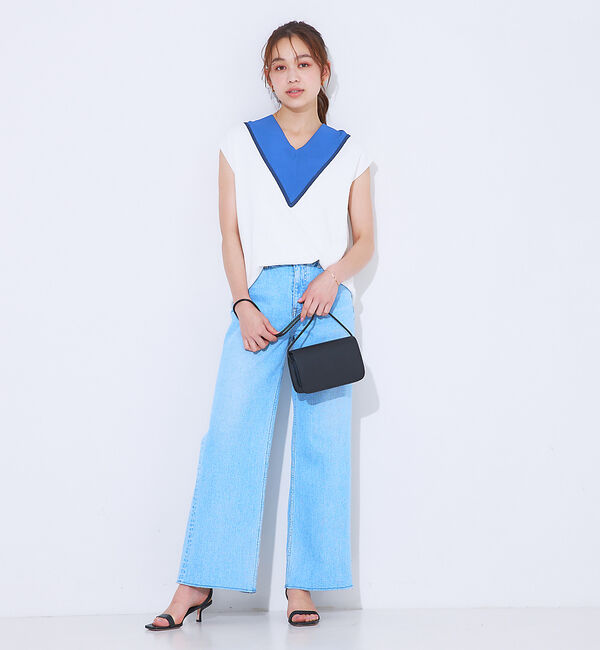 Rouge vif「Ｖネックニットベスト」|ベスト・ジレ|