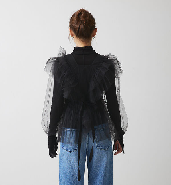 Rouge vif「チュール ブラウス」|シャツ・ブラウス|