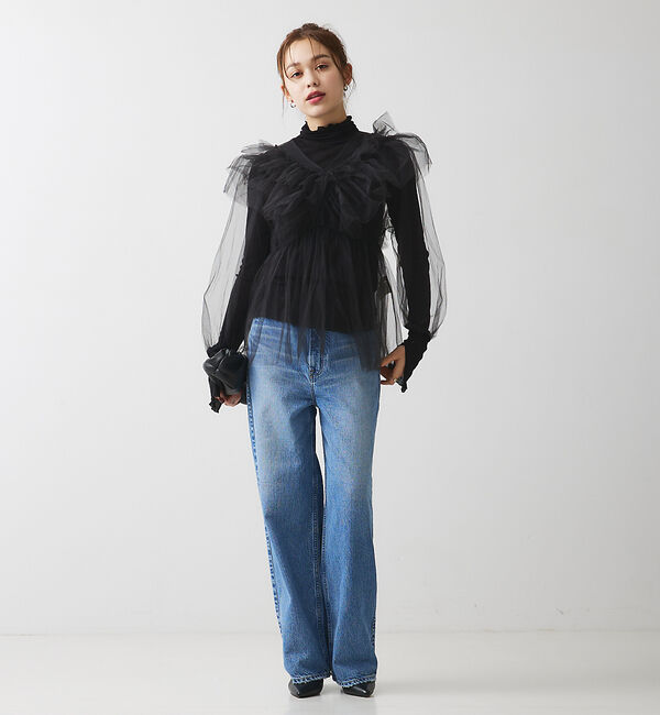 Rouge vif「チュール ブラウス」|シャツ・ブラウス|