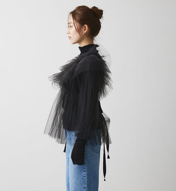 Rouge vif「チュール ブラウス」|シャツ・ブラウス|