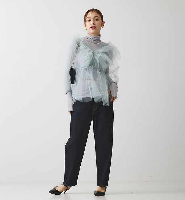 Rouge vif「チュール ブラウス」|シャツ・ブラウス|