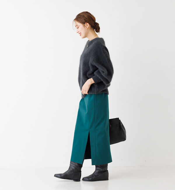 Rouge vif「ストレッチ タイトスリットスカート」|スカート|