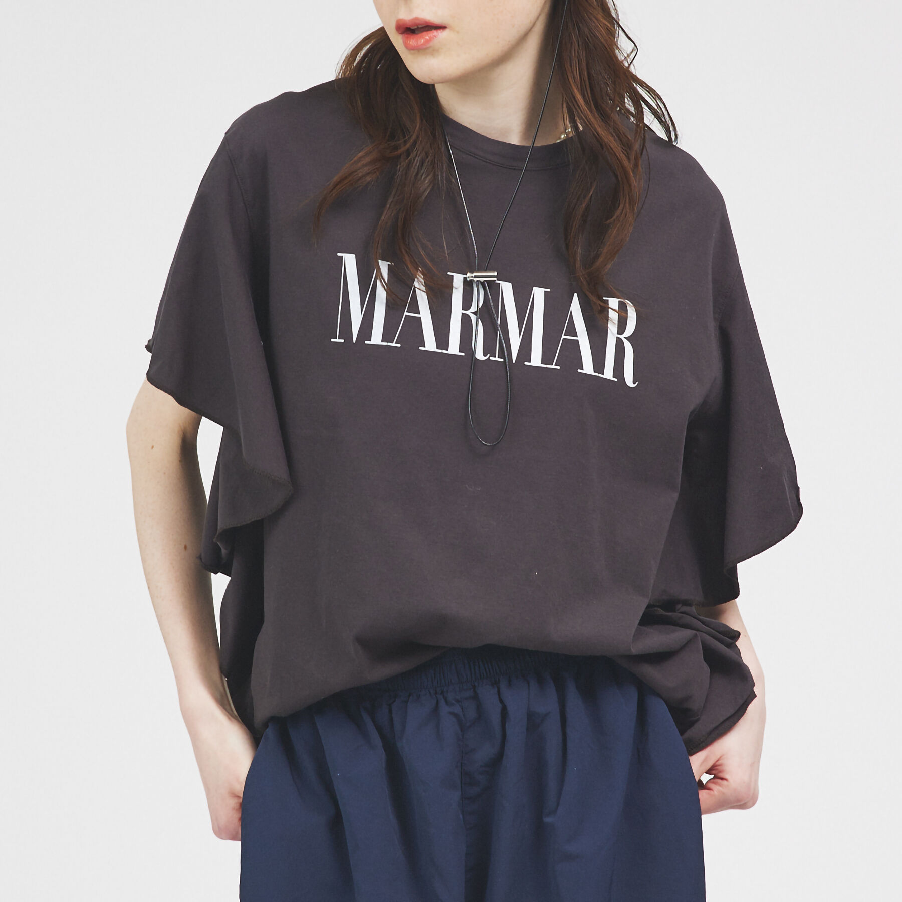 Rouge vif「＜別注＞【MICA&DEAL /マイカアンドディール】ロゴTシャツ / フレアス」|Tシャツ・カットソー|