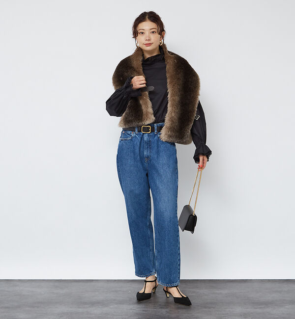 Rouge vif「レースハイネックブラウス」|シャツ・ブラウス|