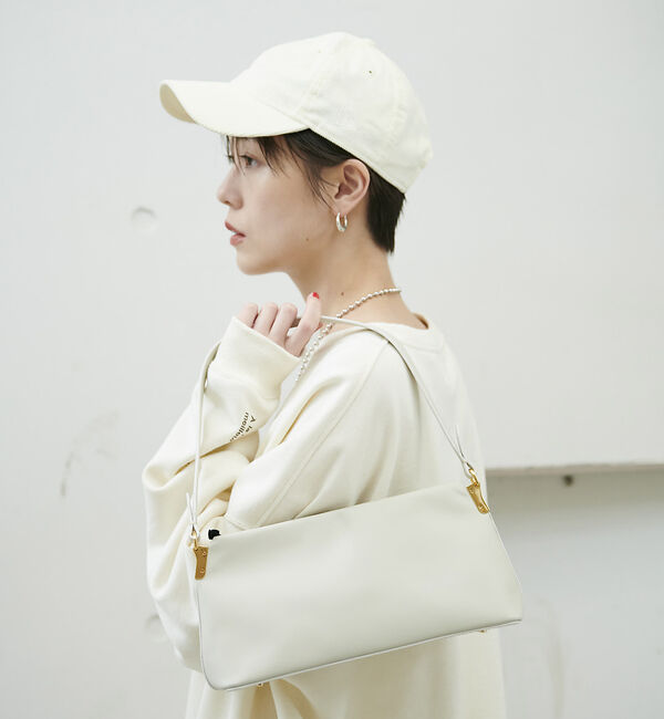 Rouge vif「【MAESTOSO/マエストソ】AURORA BAGUETTE スクエアバッグ　」|ハンドバッグ|