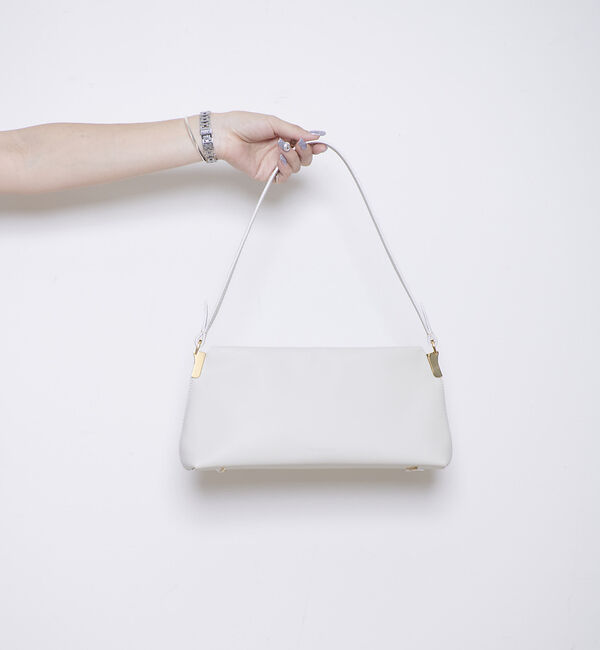 Rouge vif「【MAESTOSO/マエストソ】AURORA BAGUETTE スクエアバッグ　」|ハンドバッグ|