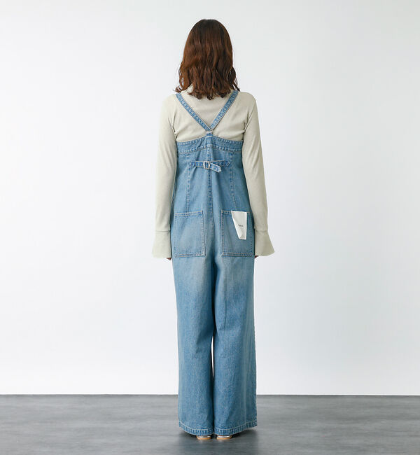 Rouge vif「【JOHNBULL/ジョンブル】デニムタックベア サロペット / オーバーオール」|オールインワン|