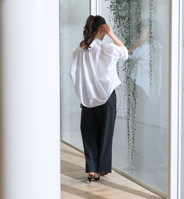 Rouge vif「バックコクーンBIGシャツ」|シャツ・ブラウス|