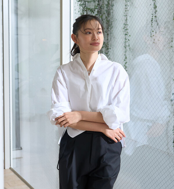 Rouge vif「バックコクーンBIGシャツ」|シャツ・ブラウス|