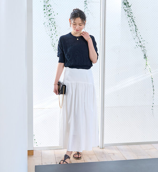 Rouge vif「キャッチワッシャーニットプルオーバー」|ニット・セーター|