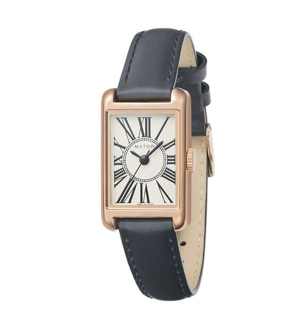 Rouge vif「【MATOW/マトウ】 Tsuki 朧月/腕時計/SQUARE【WEB限定】」|腕時計|ブラック