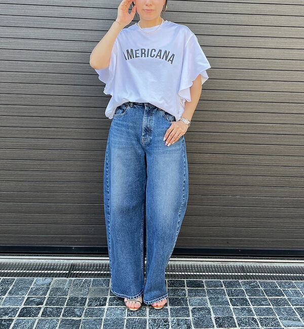 Rouge vif「【AMERICANA&times;MICA＆DEAL/ アメリカーナ&times;マイカ】fill te」|Tシャツ・カットソー|