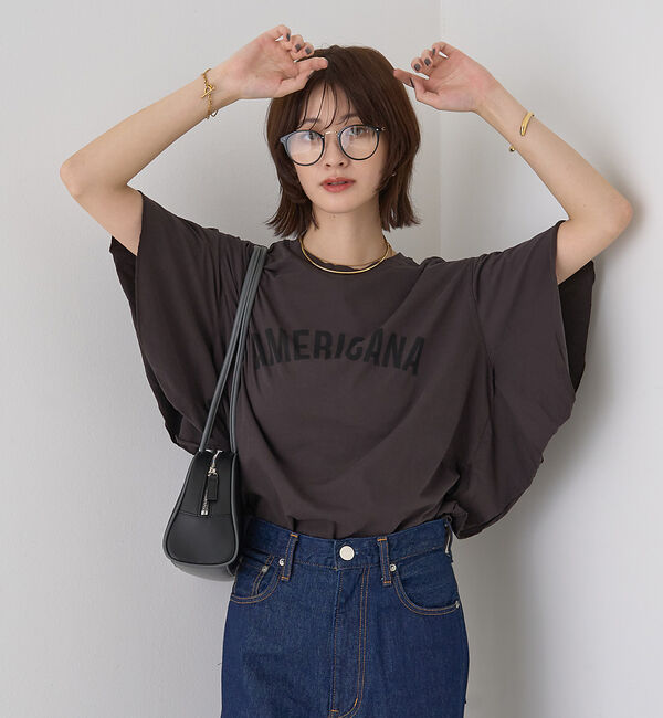 Rouge vif「【AMERICANA&times;MICA＆DEAL/ アメリカーナ&times;マイカ】fill te」|Tシャツ・カットソー|