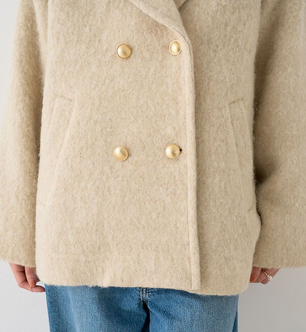 Rouge vif「【追加4】【一部店舗限定】ラメシャギースライバーPコート/ピーコート」|ピーコート|