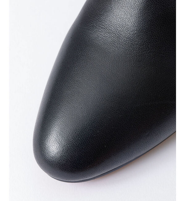 Rouge vif「【REMME／レメ】サイドジップレザーショートブーツ」|ショートブーツ|