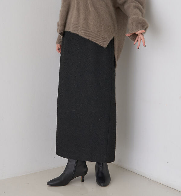 Rouge vif「【セットアップ対応】ポリウーリングカルセタイトスカート」|スカート|