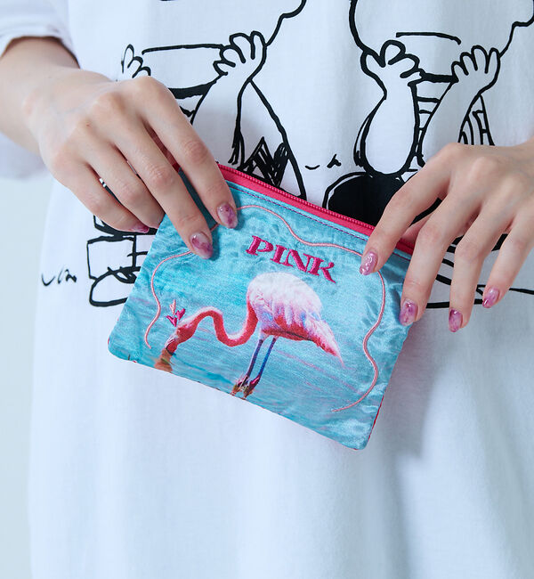 Rouge vif「【Casselini / キャセリーニ】ドゥードゥルフォトポーチ」|ポーチ|ピンク