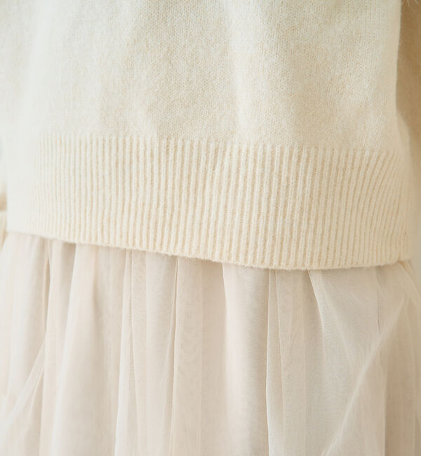 Rouge vif「【一部店舗限定】フェザーラインニットプルオーバー」|ニット・セーター|