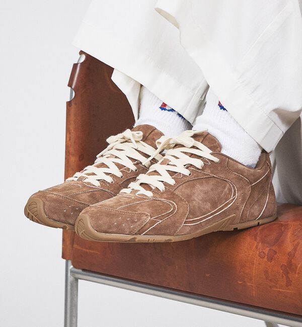 Rouge vif「【MOHI/モヒ】スウェードスニーカー」|スニーカー|