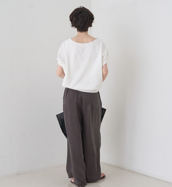 Rouge vif「スレッド編裏毛風ニットプルオーバー」|ニット・セーター|