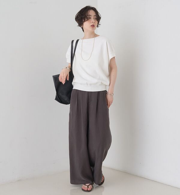 Rouge vif「スレッド編裏毛風ニットプルオーバー」|ニット・セーター|