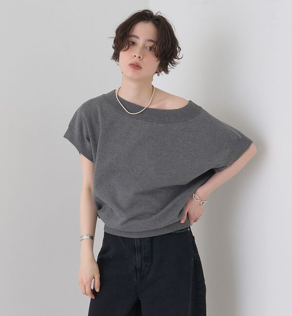 Rouge vif「スレッド編裏毛風ニットプルオーバー」|ニット・セーター|