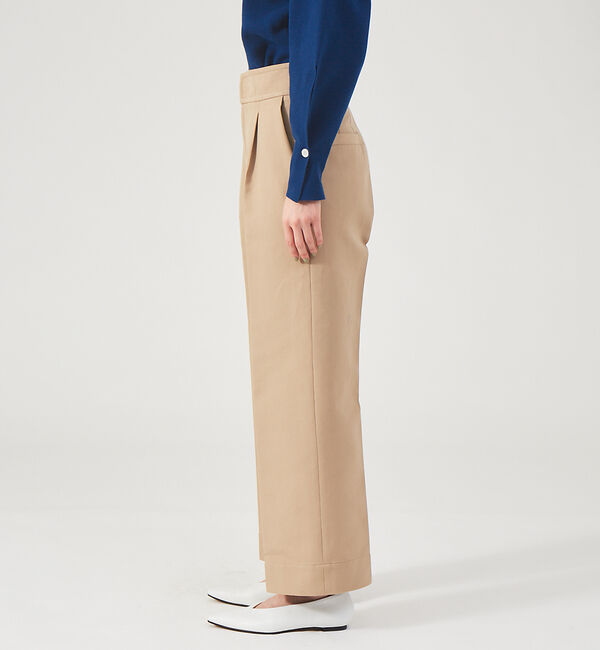 qualite「コットン2重織ストレートパンツ」|その他|