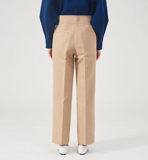 qualite「コットン2重織ストレートパンツ」|その他|