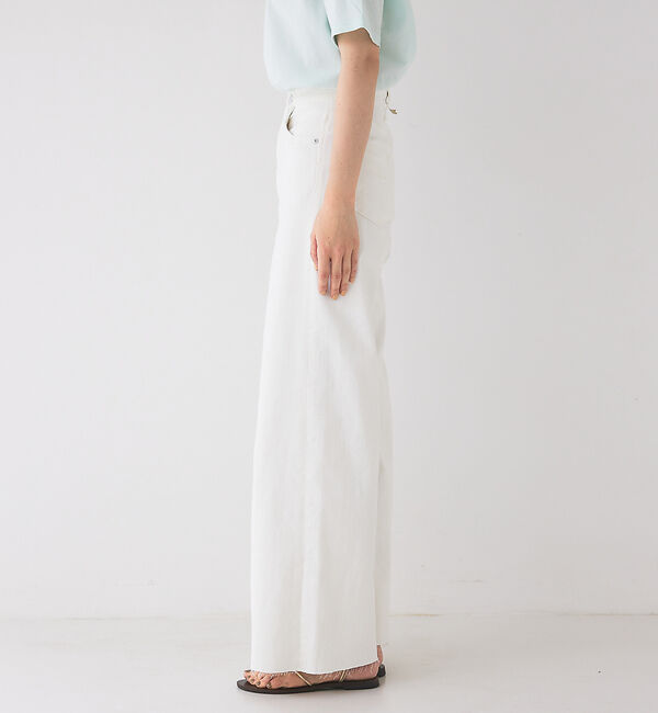 qualite「【YANUK】ワイドフレアデニム」|デニム|