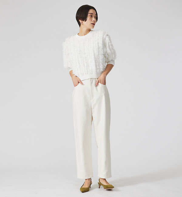 qualite「コットンシャンブレーパンツ」|デニム|