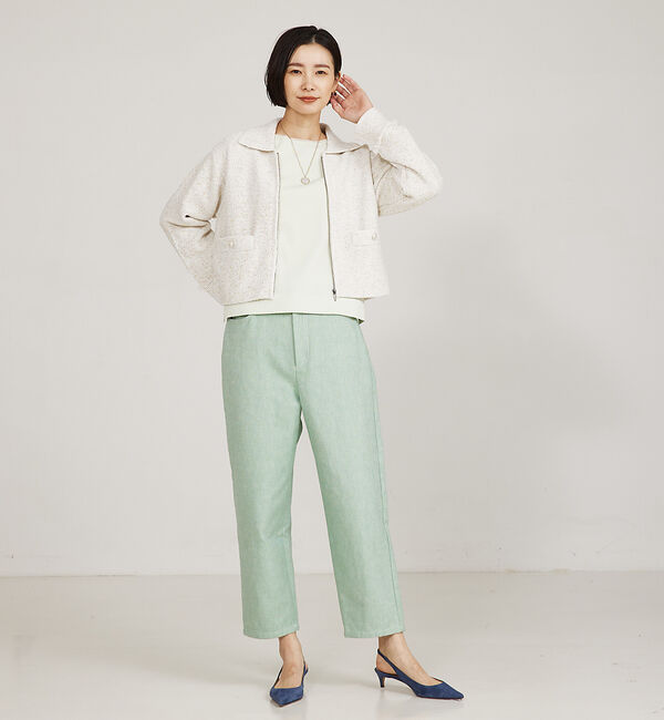 qualite「コットンシャンブレーパンツ」|デニム|