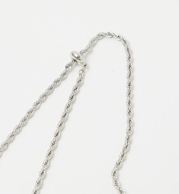 qualite「スクリューチェーンネックレス」|ネックレス|