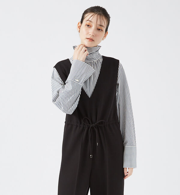 qualite「ダブルクロスドロストオールインワン」|その他|