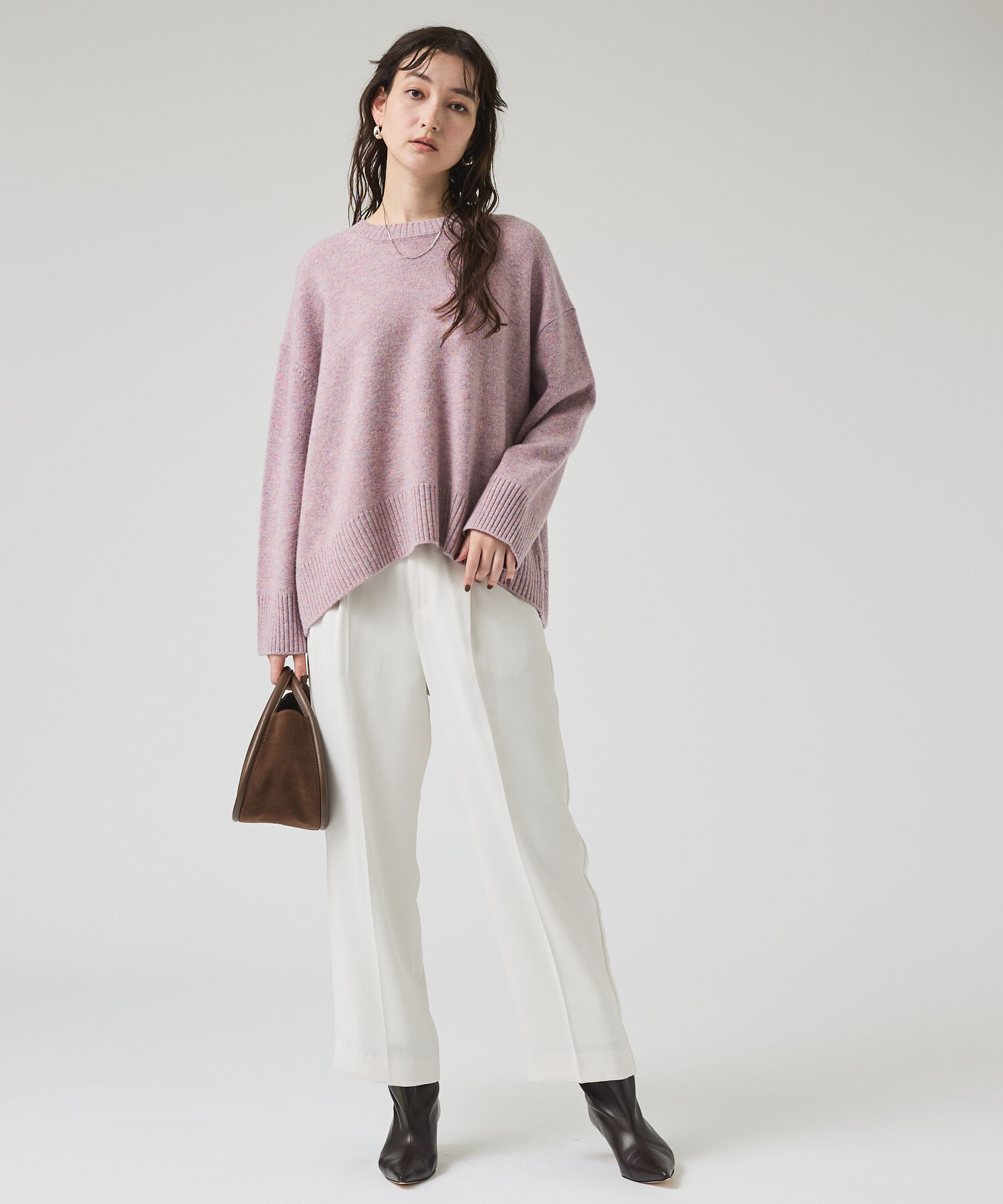 qualite「マットサテンストレートパンツ」|その他|