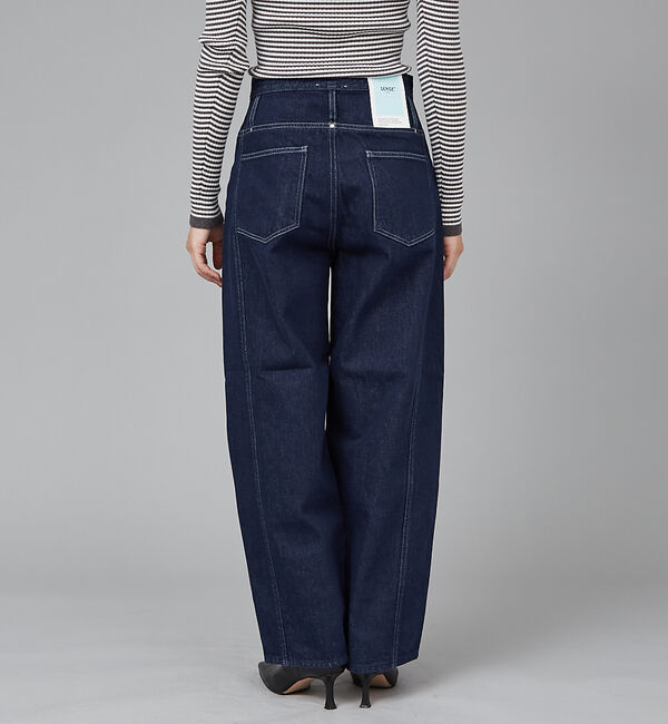 qualite「【SERGE de blue】レトロ　ウエスタンデニムパンツ」|デニム|