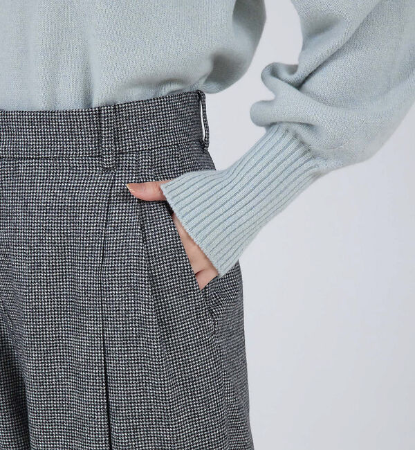 qualite「【セットアップ対応】ウールサキソニーマッキンパンツ」|スラックス|