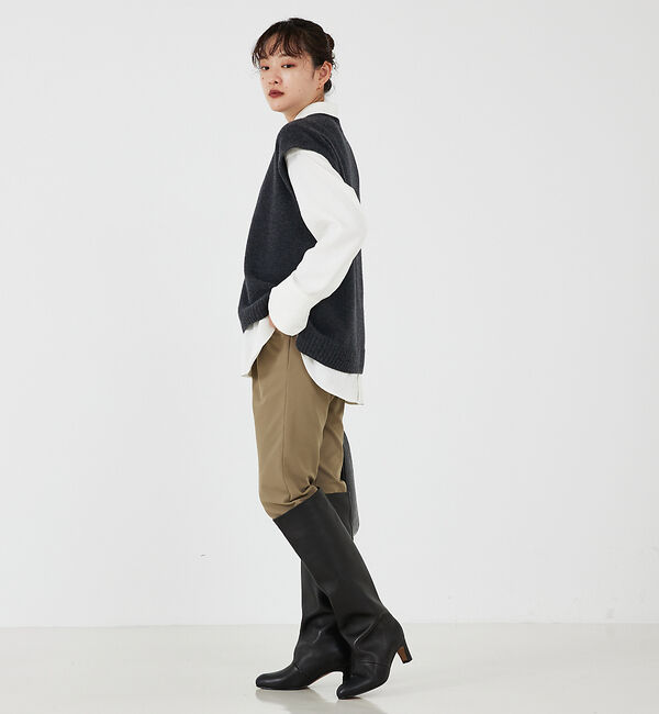 qualite「【REMME】ワイドミドルブーツ」|ショートブーツ|